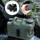 Бутыль Канистра 11 л для воды с краном и ручкой, зеленая, ViO PET-TG 11L - изображение 4