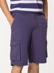 Spodenki męskie cargo bawełniane Lee Cooper Simone-9802 30 Fioletowe (5905991723295) - obraz 1