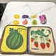 Мягкая книга-бизиборд на липучках "Fruits and vegetables" (GC1032) - изображение 4