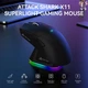 Ігрова Бездротова Миша |ATTACK SHARK X11 Black||PAW3311| Із Зарядною Станцією. - изображение 4