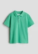 Футболка поло зеленая H&M 122-128см (400011276) - изображение 1