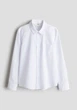 Рубашка белая H&M 146см (400011168) - изображение 1