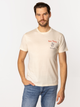 T-shirt męski bawełniany Lee Cooper Bon Voyage-1145 XL Jasnożółty (5905991728023) - obraz 1
