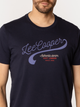 Футболка бавовняна довга чоловіча Lee Cooper Authentic5-1160 XL Темно-синя (5905991727972) - зображення 5
