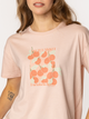 T-shirt damski z nadrukiem bawełniany Lee Cooper Cherry-1145 S Brzoskwiniowy (5905991729242) - obraz 4