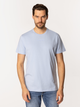 T-shirt męski basic bawełniany Lee Cooper Classic-1160 XL Błękitny (5905991727262) - obraz 1