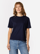 T-shirt damski basic bawełniany Lee Cooper Cropped-8515 S Granatowy (5905991728849) - obraz 3