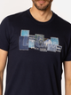 T-shirt męski z nadrukiem bawełniany Lee Cooper Denim-1160 M Granatowy (5905991726678) - obraz 4