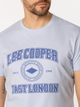 T-shirt męski bawełniany Lee Cooper East-London4 3XL Błękitny (5905991735861) - obraz 4