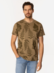 T-shirt męski z nadrukiem bawełniany Lee Cooper Fern-3170 M Khaki (5905991727828) - obraz 1