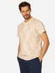 Футболка бавовняна довга чоловіча Lee Cooper Fern-3170 XL Персикова (5905991727880) - зображення 1