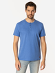 T-shirt męski basic bawełniany Lee Cooper Henley2-1160 2XL Niebieski (5905991736691) - obraz 3