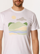 T-shirt męski z nadrukiem bawełniany Lee Cooper Landscape-1145 M Biały (5905991727576) - obraz 4