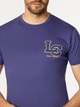 T-shirt męski bawełniany Lee Cooper Letters-1145 L Fioletowy (5905991727910) - obraz 4