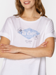 T-shirt damski bawełniany Lee Cooper Logo Blue-1160 XL Biały (5905991729471) - obraz 4
