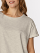 Футболка бавовняна жіноча Lee Cooper Lydia-8317 S Сіра (5905991728641) - зображення 3