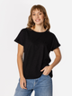 T-shirt damski basic bawełniany Lee Cooper Lydia-8317 M Czarny (5905991728627) - obraz 1