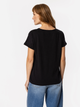 T-shirt damski basic bawełniany Lee Cooper Lydia-8317 XL Czarny (5905991728634) - obraz 2