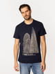Футболка бавовняна довга чоловіча Lee Cooper London7-1160 XL Чорна (5905991726746) - зображення 3