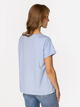 T-shirt damski basic bawełniany Lee Cooper Lydia-8317 L Błękitny (5905991728535) - obraz 2