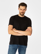Футболка бавовняна довга чоловіча Lee Cooper Obutch-875 2XL Чорна (5905991736011) - зображення 3