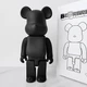 Дизайнерська іграшка Беарбрік 28 см чорний. Статуетка Bearbrick 400% Black. Bearbrick - зображення 3