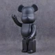 Дизайнерська іграшка Беарбрік 28 см чорний. Статуетка Bearbrick 400% Black. Bearbrick - зображення 5