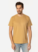 Футболка бавовняна довга чоловіча Lee Cooper Obutch-875 XL Гірчична (5905991736219) - зображення 1
