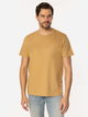 T-shirt męski basic bawełniany Lee Cooper Obutch-875 L Musztardowy (5905991736202) - obraz 3
