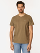 Футболка бавовняна довга чоловіча Lee Cooper Oslo-8515 2XL Хакі (5905991728153) - зображення 1
