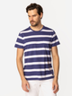 T-shirt męski w paski bawełniany Lee Cooper Pocket3-8515 M Fioletowy (5905991728047) - obraz 2