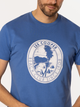 T-shirt męski z nadrukiem bawełniany Lee Cooper Sail-1160 2XL Niebieski (5905991735595) - obraz 3