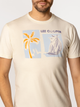 T-shirt męski z nadrukiem bawełniany Lee Cooper Sea-1160 XL Jasnożółty (5905991726517) - obraz 3