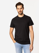 Футболка бавовняна довга чоловіча Lee Cooper Simple-1180 2XL Чорна (5905991726968) - зображення 1