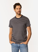 Футболка бавовняна довга чоловіча Lee Cooper Stripes2-4180 2XL Сіра (5905991727514) - зображення 3