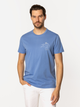 T-shirt męski basic bawełniany Lee Cooper Summer-1145 L Niebieski (5905991727620) - obraz 3