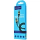 Зарядний кабель HOCO X26 Xpress Type-C Cable 1m Black/Gold - зображення 3