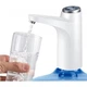Помпа для воды на бутыль 5-19л Smart Touch, бесшумная электрическая насадка-дозатор с USB-зарядкой Белая, STP-11-White - изображение 3