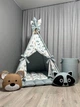 Вигвам Забавные зверьки 13 с матрасиком БОНБОН и корзиной для игрушек Полный комплект 0466 - изображение 4