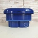 Стиральная машина мини складная 18 л Folding Washing Machine, портативная стиралка до 2 кг с отжимом для дома и путешествий, электрическая компактная стиральная машинка для носков, белья, мелких вещей Синяя, FWM-18-B - изображение 6