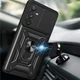 Протиударний чохол Armor Ring + захиcт камери для Samsung Galaxy A34 (A346) Simon case чорний - изображение 8