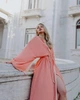Платье-кимоно Date Affair Peach & Sand персиковый + бежевый one size - изображение 3