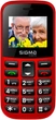 Кнопочный телефон Sigma mobile Comfort 50 EASY (CF115) TYPE-C красный - изображение 1