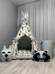 Вигвам для мальчика Енотики 5 с матрасиком БОНБОН и корзиной для игрушек Полный комплект 0324 - изображение 4