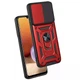 Протиударний броньований чохол із захистом камери для Samsung Galaxy M52 (M526) Armor Case Keysion red - изображение 15