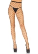 Колготки зі стразами Leg Avenue Rhinestone у велику сіточку, чорні, O/S - зображення 1