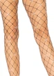 Колготки зі стразами Leg Avenue Rhinestone у велику сіточку, чорні, O/S - зображення 2