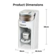 Апарат для виготовлення молочної суміші Baby Brezza Formula Pro Advanced All White, FRP0134 - зображення 12