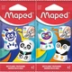 Гумка MAPED МР119002 "ERGO FUN MULTICOLOR" 2шт. в блістері (12) /MP.119002/ - изображение 1