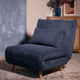 Sofa HOMLA Solace 1-osobowa z funkcją spania 83 x 91 x 84 cm Blue (5904183871615) - obraz 9